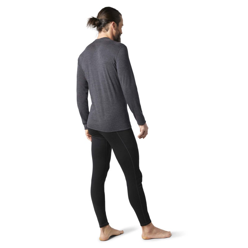 SmartWool Men's Classic Thermal Merino Base Layer Crew, Charcoal Heather, XX-Large - Image 3